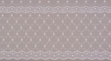 Ткань Anka Basic Organza Brode BEYAZ